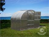 Invernadero  de policarbonato de TITAN Arch 320, 6m², 3x2m, Plateado