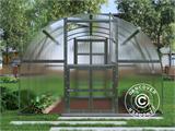 Växthus polykarbonat TITAN Arch 320, 12m², 3x4m, Silver
