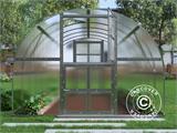 Greenhouse polycarbonate TITAN Arch 320, 18 m², 3x6 m, Silver
