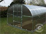Greenhouse polycarbonate TITAN Arch 320, 18 m², 3x6 m, Silver