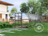 Greenhouse polycarbonate TITAN Arch 320, 24 m², 3x8 m, Silver