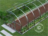 Greenhouse polycarbonate TITAN Arch 320, 24 m², 3x8 m, Silver