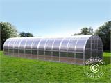 Växthus polykarbonat TITAN Arch 320, 24m², 3x8m, Silver