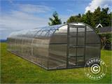 Greenhouse polycarbonate TITAN Arch 320, 30 m², 3x10 m, Silver