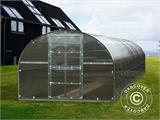 Greenhouse polycarbonate TITAN Arch 320, 36 m², 3x12 m, Silver