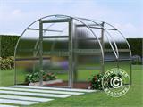 Greenhouse polycarbonate TITAN Arch 280, 6 m², 3x2 m, Silver