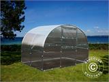 Greenhouse polycarbonate TITAN Arch 280, 6 m², 3x2 m, Silver