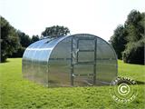Greenhouse polycarbonate TITAN Arch 280, 12 m², 3x4 m, Silver