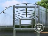 Växthus polykarbonat TITAN Arch 280, 30m², 3x10m, Silver