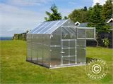 Greenhouse polycarbonate TITAN Classic 480, 4.9 m², 2.35x2.12 m, Silver