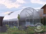 Greenhouse polycarbonate TITAN Arch+ 320, 12 m², 3x4 m, Silver