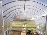 Växthus polykarbonat TITAN Arch+ 320, 18m², 3x6m, Silver