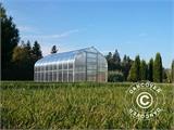 Greenhouse polycarbonate TITAN Dome 320, 10 m², 2.5x4 m, Silver