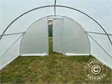 Polytunnel Greenhouse 4x8 m, 32 m², 150 Mic, Translucent