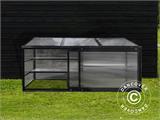 Mini Invernadero de suelo 0,61x1,83x0,86m, 1,12m², Negro