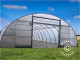 Commercial greenhouse tunnel, 12x15x3.95 m, Transparent