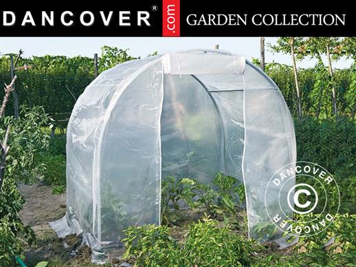 Polytunnel greenhouse 2x1.5x1.75 m, 3 m², PVC, Transparent