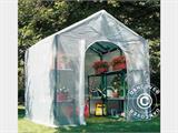 Polytunnel greenhouse 2x2x2.2 m, 4 m², Transparent