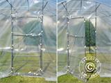 Polytunnel greenhouse 3x6x2 m, 18 m², Transparent ONLY 1 PC. LEFT