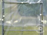 Door w/frame for polytunnel greenhouse, 0.8x1.6 m, Transparent, 1 pc.