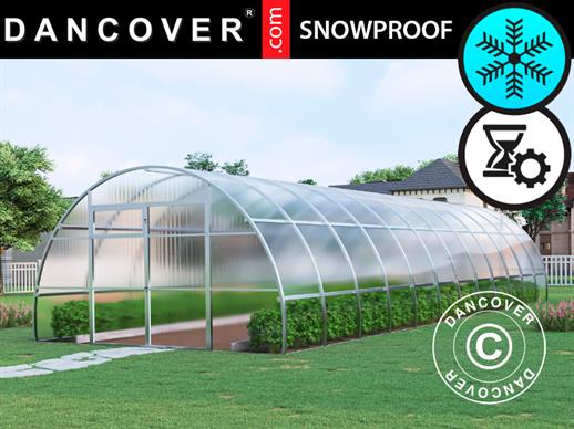 Greenhouse polycarbonate, Strong NOVA 48 m², 4x12 m, Silver