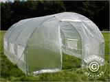 Polytunnel Greenhouse 4x4x2 m, 16 m², Transparent
