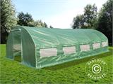 Polytunnel Greenhouse 4x6.6x2 m, 26.4 m², Green