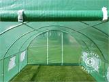 Invernadero túnel 4x10,6x2m, 42,4m², Verde