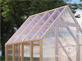 Wooden greenhouse Aigle, 2.1x2.05x2.59 m, 4.3 m², Natural