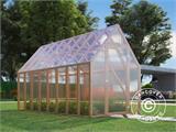 Wooden greenhouse Aigle, 2.1x4.15x2.59 m, 8.7 m², Natural