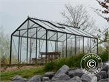 ACD Drivhus glas, FLORA 13,6m², 3,06x4,45x2,59m, Sort