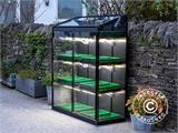 Smart propagator mini greenhouse Sprout S16, Harvst, 1.3x0.49x1.5 m, Black