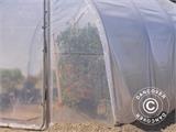 Polytunnel drivhus 3x9x2m, 27m², transparent