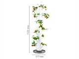 Torre per piante, SISSI STRAWBERRY, fioriera verticale, Bianco