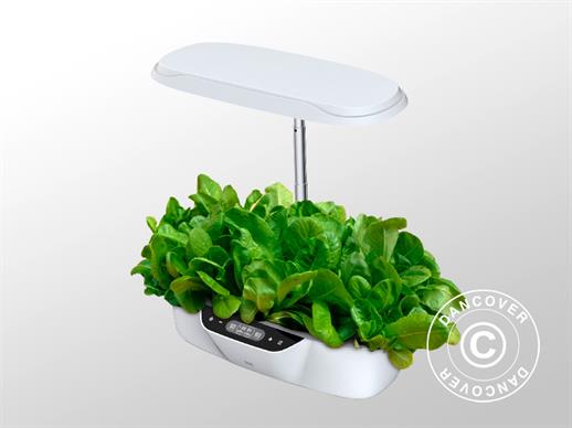Hidroponska Sadilica s LED svjetlom za uzgoj, 0,204x0,40x0,195m, Bijela