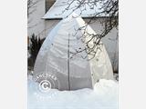 Tente de protection pour plantes en hiver, Tropical Island XL, Ø3,4x2,8m