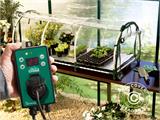 Mini greenhouse propagator JUMBO XXL w/heating mat, 60x130x50 cm, Transparent