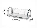 Mini greenhouse propagator JUMBO XXL w/heating mat, 60x130x50 cm, Transparent