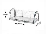 Mini växthus propagator JUMBO XXL med värmematta, 60x130x50cm, Transparant