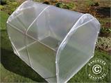 Polytunnel Greenhouse SEMI PRO 2x7.5x2 m, Transparent ONLY 2 PC. LEFT