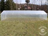 Polytunnel Greenhouse SEMI PRO 4x10x2.40 m, Durchsichtig