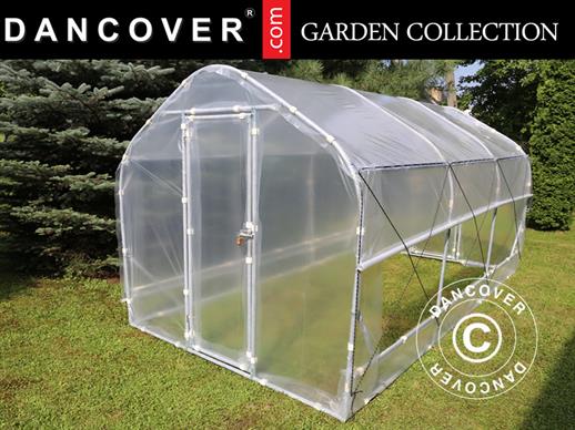Polytunnel Greenhouse SEMI PRO Plus 3x3.75x2.15 m, Transparent