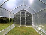 Polytunnel Drivhus SEMI PRO Plus 3x3,75x2,15m, Transparent