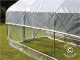 Polytunnel Drivhus SEMI PRO Plus 3x3,75x2,15m, Transparent