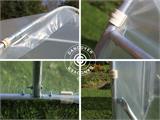 Polytunnel Greenhouse SEMI PRO Plus 3x3.75x2.15 m, Transparent