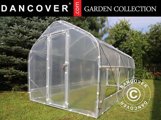 Polytunnel Greenhouse SEMI PRO Plus 3x6.25x2.15 m, Transparent