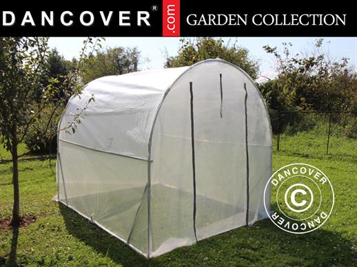 Polytunnel Greenhouse 2x3.75x2 m, Clear