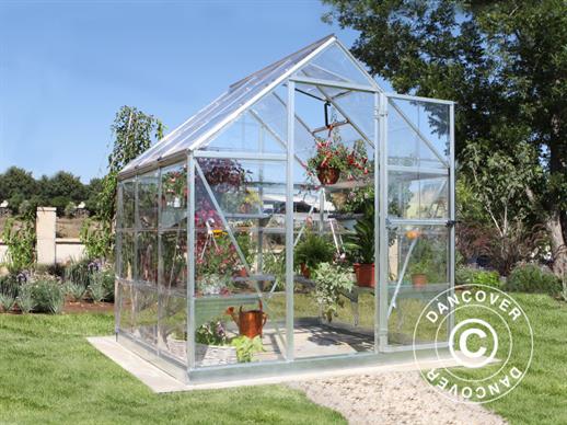 Greenhouse polycarbonate Harmony 3.4 m², Palram/Canopia, 1.85x1.86x2.08 m, Silver