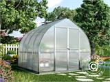 Greenhouse polycarbonate BELLA, 5.95 m², 2.44x2.44x2.19 m, Silver