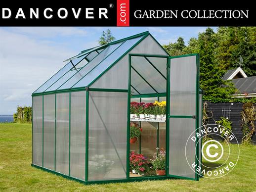 Greenhouse polycarbonate 4.6 m², Palram/Canopia, 1.85x2.47x2.08 m, Green